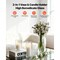 Tall Cylinder Glass Vases and Pillar Candle Holders Table Decor